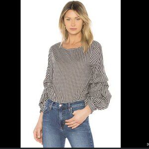 Sanctuary Delphine Artistic Sleeve Top Size Large